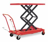 DAYTON Scissor Lift Table: 1,500 lb Load Capacity, 48 in L x 24 in W, 59 in Max Lifting Ht, Steel (MPN 4ZD01). Key specifications — Platform Material: Steel; Brand: DAYTON.