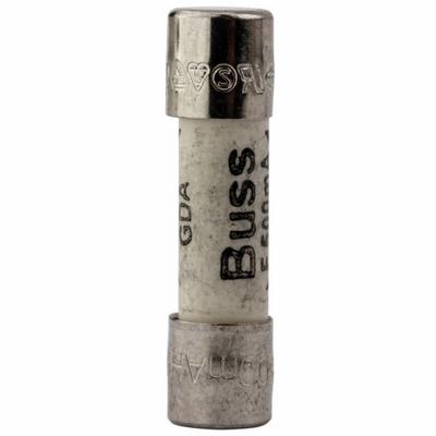 BUSSMANN Fuse: GDA Series, Fast-Acting, 500 mA, 250 V AC, Non-Indicating - Fast-Acting Cylindrical Fuses