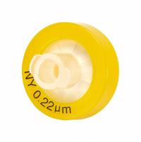 GLOBE SCIENTIFIC Syringe Filter: Non-Sterile, 0.22 um Pore Size, 10 mL Max Capacity - mL, Male (MPN SF-NYLN-2213). Key specifications — Housing Material: Polypropylene; Inlet Connection Gender: Female; Inlet Connection Type: Female Luer Lock; Outlet Connection Gender: Male; Brand: GLOBE SCIENTIFIC; Compatible Product Type: Male Luer Slip Outlet; Filter Material: Nylon; Outlet Connection Type: Male Luer Slip.