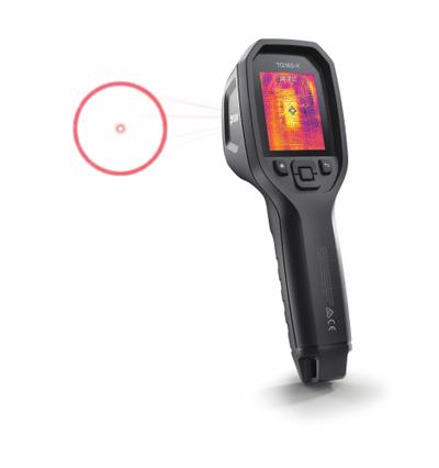 FLIR Thermal Camera: FLIR TG165-X, Thermal Imaging, Adj @ 0.10 to 0.99, Full Size Body - Infrared Thermometers with Thermal Imagers