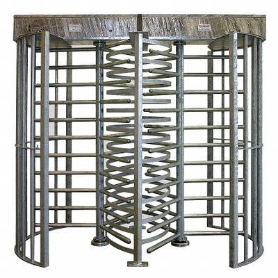 TURNSTILE Tandem Hi Gate Turnstile: 2-Way, Full Ht Gate, Electric, 90 in Overall Ht - Two-Way Turnstiles