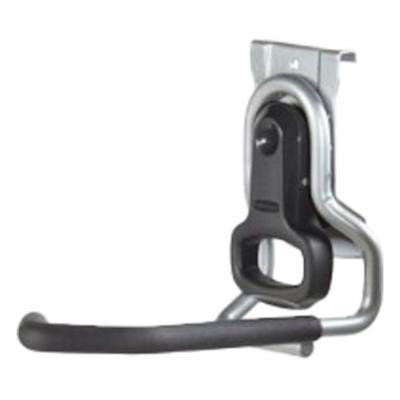 FASTTRACK Vertical Bike Hook: Steel, 6.6 in x 7.5 in x 3.1 in - Hooks for Wall-Mount Track Systems