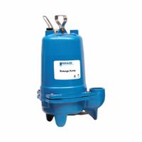 GOULDS Sewage Ejector Pump: Cast Iron, Single Phase, 1 hp, 230V AC, 180 gpm Flow Rate @ 10' of Head (MPN WS1012B). Key specifications — Impeller Material: Cast Iron; Rated Voltage: 230V AC; Brand: GOULDS; Discharge Orientation: Vertical; Switch: Not Included.