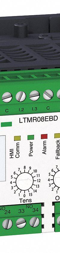 SCHNEIDER ELECTRIC Motor Management System: 100-240V AC Control, 0.4 A – 8 A, Modbus Protocol (MPN LTMR08MFM). Key specifications — Brand: SCHNEIDER ELECTRIC.
