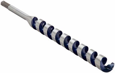 IRWIN Auger Drill Bit: 1 1/16 in Drill Bit Size, 17 in Overall Lg, Hex Shank - Ship Auger Drill Bits