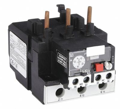 Dayton Overload Relay: Thermal Protection, 3 Poles, 1NO/1NC, Phase Loss Sensitivity - IEC Thermal Overload Relays