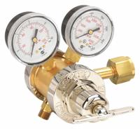 SMITH EQUIPMENT Gas Regulator: Two Stage, CGA 540 Inlet, 9/16"-18 M RH Outlet, 125 psig, Oxygen (MPN 35-125-540). Key specifications — Brand: SMITH EQUIPMENT; Manufacturer Part Number: 35-125-540; Diaphragm Material: Neoprene; Outlet Connection: 9/16"-18 M RH; Inlet Connection: CGA 540.