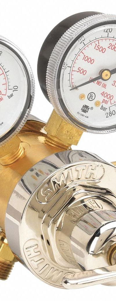 SMITH EQUIPMENT Gas Regulator: Two Stage - Air & Inert Gas Regulators