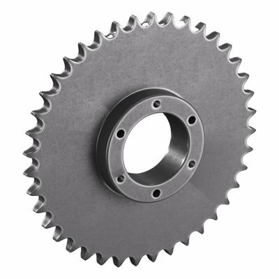 TSUBAKI Sprocket: For 60 Chain, 40 Teeth, 9.559 in Pitch Dia, 9.98 in Outside Dia - Size 60 Bushed-Bore Roller Chain Sprockets