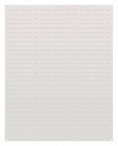 QUANTUM STORAGE SYSTEMS Louvered Panel: 61 in x 48 in x 1 in, 1 Sides, 0 Bins - Wall-Mount Louvered Panels Without Bins