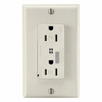 LEVITON Plugs and Receptacles: Duplex, 5-15, White, 125V AC, 15 A, 2 Pole / 3 Wire (MPN T7280-W)