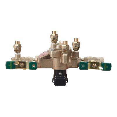 Watts Backflow Preventer: 009, Std Configuration, Bronze, 1/2 in Pipe Size, FNPT - Watts RPZ Backflow Preventers