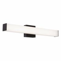 Decorative Vanity: Black, 1,700 lm, 2700K/3000K/3500K/4000K/5000K, 90 CRI, 18 W Fixture Watt (MPN TADV2404LAJUDBK). Key specifications — Voltage: 120 to 277V AC; Brand: AFX INC.; For Bulb Type: Integrated LED; Color Temperature: 2700K; Housing Finish/Housing Color (Broad): Black.