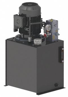 MONARCH Hydraulic Power Unit: 11.0/2.8 gpm, 2,500 psi Max. Pressure, 5 hp, 15 gal Reservoir Capacity (MPN T92C405C93F0-01). Key specifications — attr96342: 11.0/2.8 gpm; attr96346: 2 Stage Gear; attr96347: Vertical; attr96349: 3; attr98854: MONARCH.