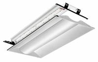 LITHONIA LIGHTING LED Troffer Retrofit Kit: 4 ft Lg, 2 ft Wd, 5,209 lm, 4000K, 39.1 W, 120/277V AC (MPN 2VTL4RT 48L ADP EZ1 LP840). Key specifications — attr1258463: 120/277V AC; attr1258451: LITHONIA LIGHTING; attr1258458: Yes; attr1258459: (3) Lamp T8; attr1258452: 4000K.