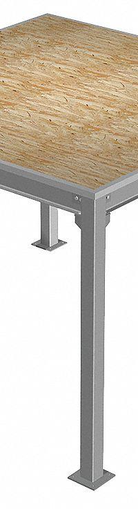 PORTA-KING Platform Mezzanine: 12 ft x 20 ft x 9 ft, Unassembled, 240 sq ft, OSB (MPN PK-1220). Key specifications — Deck Material: OSB; Brand: PORTA-KING.