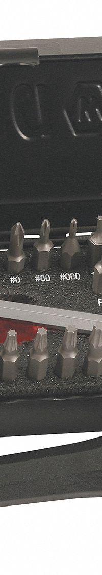 WIHA Multi-Bit Screwdriver: GoBox, 21 or More Tips, 39 Pieces, 37 Bits, Pocket, Alloy Steel, 37 Tips (MPN 75980). Key specifications — attr1213245: Pentalobe PL1 + PL2 + PL3 + PL4 + PL5 + PL6; attr1213221: Cushion; attr1213219: WIHA.