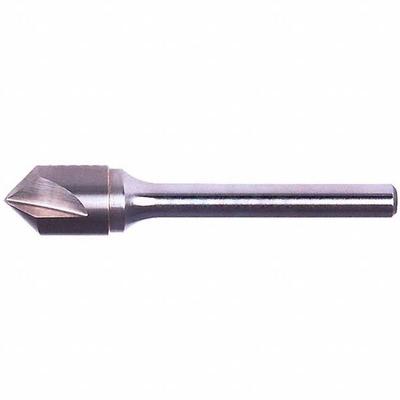 KEO Countersink: 82°, 3 Flute, 3/16 in Body Dia, 3/16 in Shank - General Purpose Three-Flute Countersinks