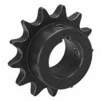 TSUBAKI Single Strand Sprocket: 50, For 5/8 in Chain Pitch, 1 1/8 in Bore Dia, 13 Teeth, Steel (MPN 50B13F-1B). Key specifications — Brand: TSUBAKI.