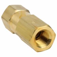 CONTROL DEVICES Check Valve: In Tank, Brass, 1/4 in (F)NPT, 1/4 in (F)NPT, 450 psi Max. Pressure (MPN IC25-AB). Key specifications — attr291949: 1/4 in (F)NPT; attr291950: 1/4 in (F)NPT; attr291957: Brass; attr294749: CONTROL DEVICES.
