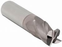 APPROVED VENDOR Square End Mill: Carbide, TiCN Coated, 4 Flute, 3/8" Mill Dia, 5/8" LOC, 2" OAL (MPN 203-001172)