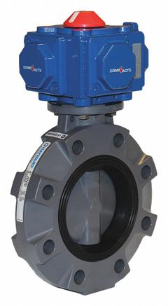 HAYWARD Butterfly Valve: For Fluids/Water Media, 80 psi Actuator Air Pressure - Max, Air to Spring (MPN PCSBYV113EA9). Key specifications — Brand: HAYWARD; Pilot Solenoid Voltage: 115V AC.