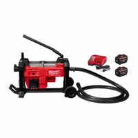 MILWAUKEE Drain Gun Kit: Cordless, M18, 8 in Max. Pipe Dia., 0 Sections (MPN 2871-22). Key specifications — attr551186: Charger.