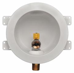 WATER-TITE Outlet Box: 1/2 in Sweat, 1/2 in Sweat, No Drain, 8 in Box Wd, 8 in Box Ht (MPN 87862). Key specifications — Valve Connection: 1/2 in Sweat; Inlet Connection: 1/2 in Sweat; Drain Location: No Drain; Brand: WATER-TITE.