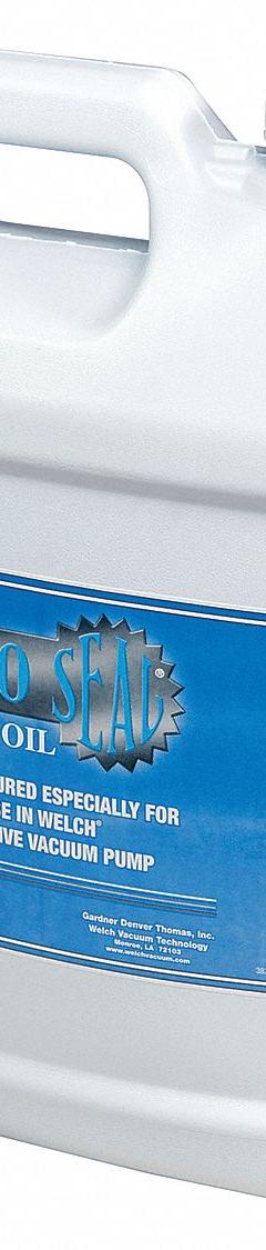 WELCH Vacuum Pump Oil: 1 gal, Bottle (MPN 1407K-15). Key specifications — attr71764: No; attr59266: Bottle.