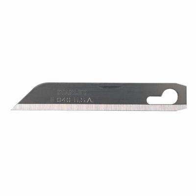 STANLEY Utility Blade: 2 9/16 in Blade Lg, 1/2 in Blade Wd, 0.04 in Blade Thick - Straight-Edge Standard-Tip Replacement Utility Blades