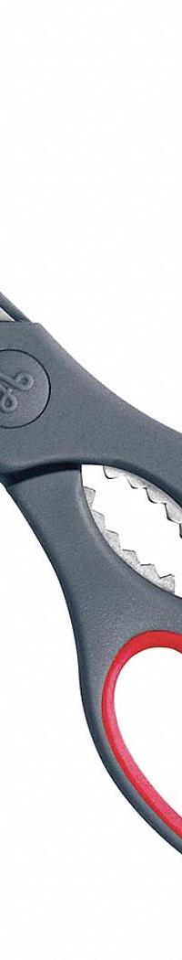 CLAUSS Shears: Ambidextrous, 8 1/4 in Overall Lg, Serrated, Titanium Bonded, Pointed, Gray (MPN 18052). Key specifications — attr308500: Titanium Bonded; attr308502: Gray; attr308505: Ambidextrous; attr308522: Multipurpose; attr324896: CLAUSS.