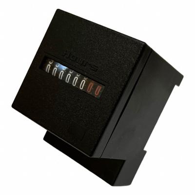 ENM Hour Meter: Hour Meters, Analog, 1 7/8 in x 1 7/8 in, 20.4 V DC – 24 V DC