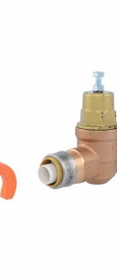 SHARKBITE Metal Top: Press x Press, Brass, 10 psi to 70 psi, 180°F Max. Op Temp, 5 3/8 in Overall Ht (MPN PVA20M-DSB-60). Key specifications — Brand: SHARKBITE; Low-Lead Compliance: Low-Lead Compliant.