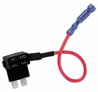BUSSMANN In-Line Fuse Holder: Non-Rejection Block Style, 1 Pole, 12 V DC Rating (MPN BP/HHH-RP). Key specifications — Compatible Fuse Series: 297; Brand: BUSSMANN.