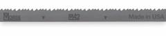 MORSE Band Saw Blade: Bi-Metal, M42, Mild Carbon/Steel Alloy, 15 ft, Raker/Variable Cutting Edge (MPN ZWEG360C34M42PR-15' 0"). Key specifications — attr1211722: 15 ft; attr1099499: 3/4.