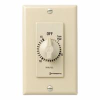 INTERMATIC Spring-Wound Timer: 15 min Max, DPST, 277V AC, No Wall Plate Included, Ivory (MPN FD415M). Key specifications — Brand: INTERMATIC; Includes Hold: No Hold Included.
