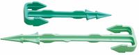 APPROVED VENDOR Turf Staples: 4 in Lg, 4 in Ht, Polypropylene (MPN BIO-DSTAKE4). Key specifications — attr980093: Polypropylene; attr980095: Turf Staples.