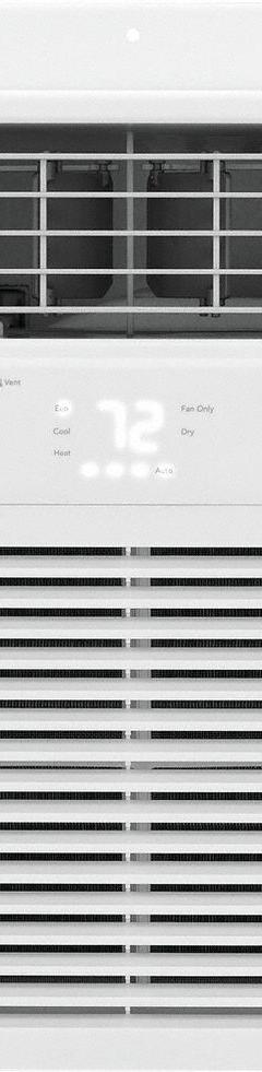 FRIGIDAIRE Window Air Conditioner: 550 sq ft, 12,000 BtuH, 208/230V AC, 6-20P, Electric Heat (MPN FHWH124WB2). Key specifications — Brand: FRIGIDAIRE; Voltage: 208/230V AC; NEMA Plug Configuration: 6-20P; Special Features_Broad: Remote Control.