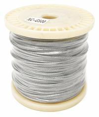 BIRD BARRIER Netting Perimeter Cable: Netting Perimeter Cable, Stainless Steel, Silver, 1/8 in Dp (MPN nc-g500). Key specifications — Brand: BIRD BARRIER; Material: Stainless Steel; Color: Silver.
