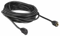 APPROVED VENDOR Extension Cord: Outdoor Use, 100 ft Lg, Outlet, 5-15P, 12/3, SJTW, Black, 125V AC (MPN 5XFP5ID). Key specifications — Brand: APPROVED VENDOR; Temperature Rating: -40° to 221°F; NEMA Plug Configuration: 5-15P.