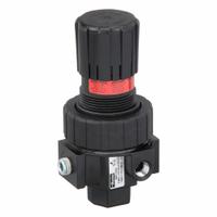 PARKER Compressed Air Regulator: Zinc, 1/4 in NPT, 53 cfm, 2 psi to 125 psi, 250 psi Max Op Pressure (MPN 06R113AC). Key specifications — attr111664: No; attr111400: 06R; attr111627: PARKER.