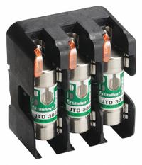 LITTELFUSE Fuse Block: Open Block Design, 1 Pole, 600 V AC, Pressure Plate, Indicating (MPN LFJ600301PID). Key specifications — Brand: LITTELFUSE.