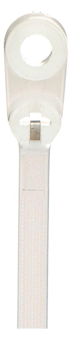 TY-RAP Cable Tie: 14 in Nominal Lg, 3 1/2 in Nominal Max. Bundle Dia., 0.3 in Wd, Natural, 50 PK (MPN TY537M). Key specifications — Screw Mount Hole Size: 0.25 in; Color: Natural; Brand: TY-RAP.