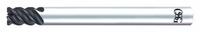 OSG Corner Radius End Mill: Carbide, WXL Coated, 4 Flute, 3/8" Mill Dia, 1" LOC, 0.02" Rad, 3" OAL (MPN 44450005)