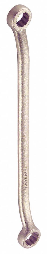 AMPCO Box End Wrench: Natural, 1 in_15/16 in Head Size, 14 3/4 in Overall Lg, Offset (MPN W-3221). Key specifications — attr309427: Natural; attr309429: No; attr324926: AMPCO.