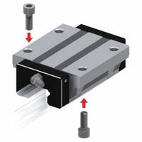 THK Linear Guide Carriage: For 45 mm Rail Wd, Ball, SHS Type Std Guide, 51.1 mm Carriage Ht (MPN SHS45C1SS). Key specifications — Carriage Material: Carbon Steel; Roller Material: Carbon Steel; Size: 45; Brand: THK; Features: No Preload; Type: SHS Type Standard Guide.