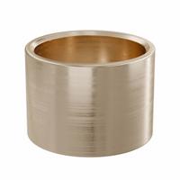 Sleeve Bearing: Bronze, SAE 841, 3/4 in Bore, 7/8 in OD, 5/8 in Lg, -35°F to 300°F, 10 PK (MPN AA839-01B). Key specifications — System of Measurement: Inch; Material Grade: SAE 841; Brand: OILITE.