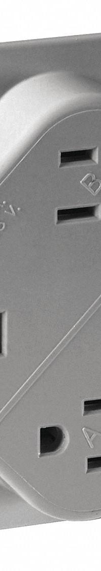 BRYANT Receptacle: Quad, 5-15, Gray, 125V AC, 15 A, 2 Pole / 3 Wire (MPN 1254GY)