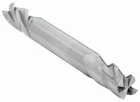 CLEVELAND Square End Mill: Carbide, Double End, 4 Flute, 1/4" Mill Dia, 1/2" LOC, 2-1/2" OAL (MPN C60279)