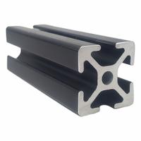 T-Slot Framing Extrusion: 10 Series, 12 ft Lg, 1 in x 1 in, Black, Single, Grooved, 4 Slots (MPN 10QE1010-BLK-144). Key specifications — System of Measurement: Inch; Finish: Anodized; Product Type: T-Slot Profile; Material: Aluminum; Yield Strength: 25,000 psi; Manufacturer Part Number: 10QE1010-BLK-144; Brand: FAZTEK.